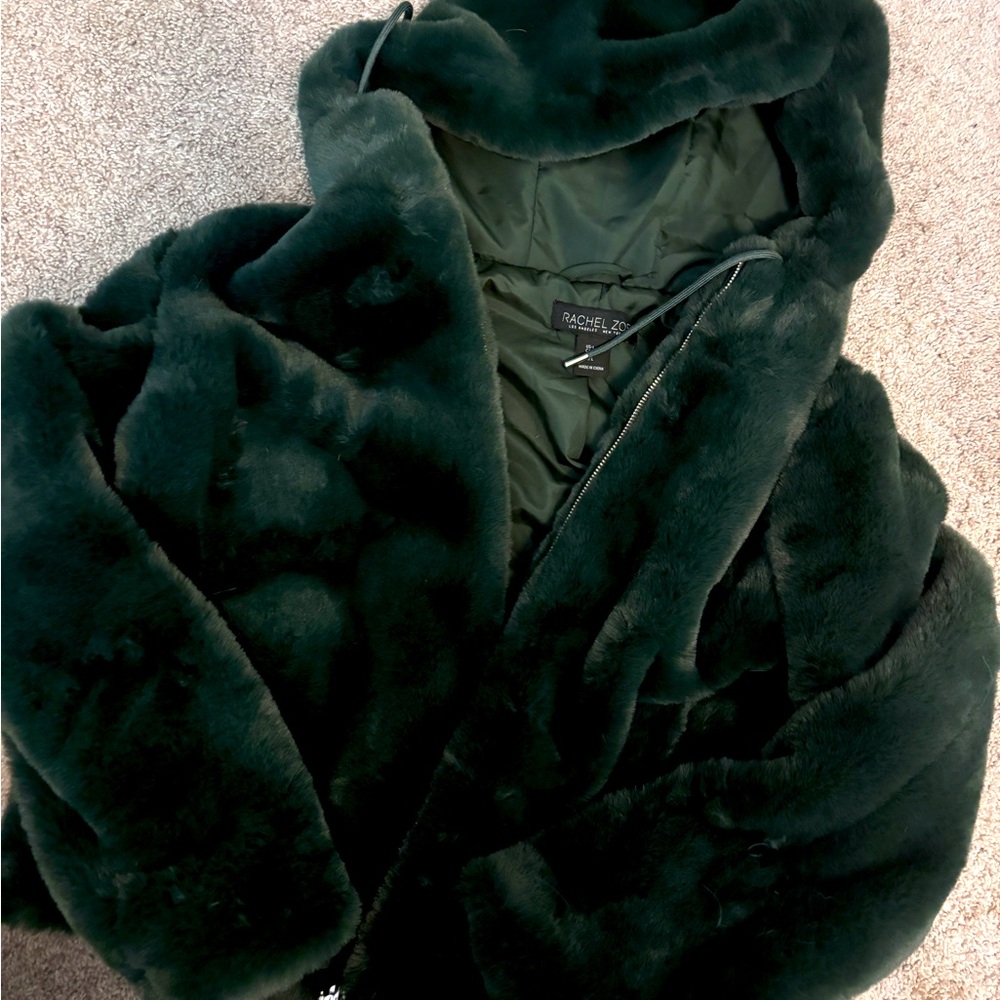 Rachel Zoe faux fur coat